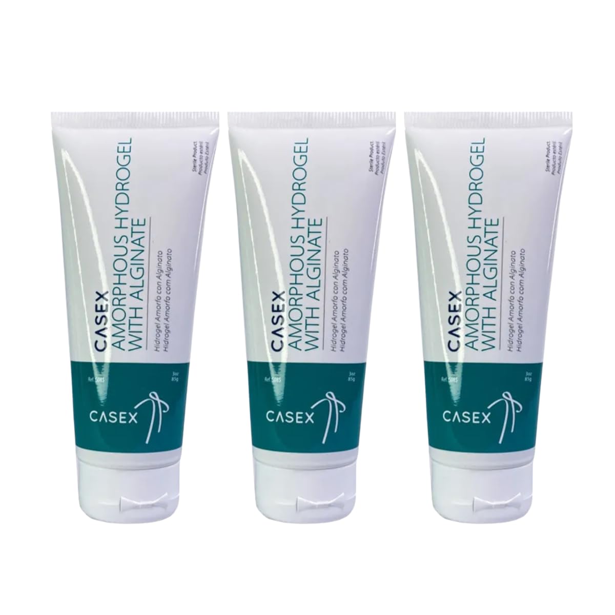 Kit 3x Ally Gel Hidrogel Casex 85g – Feridas, Úlceras, Cortes