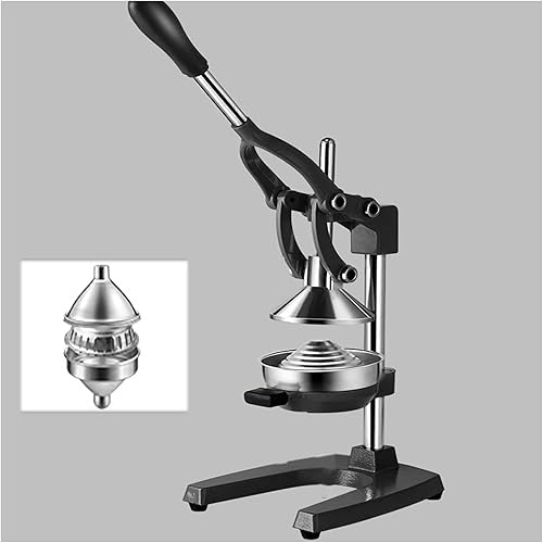 Exprimidor de cítricos de hierro fundido, máquina exprimidora manual de prensa, exprimidor de cítricos manual con exprimidor de frutas para naranja
