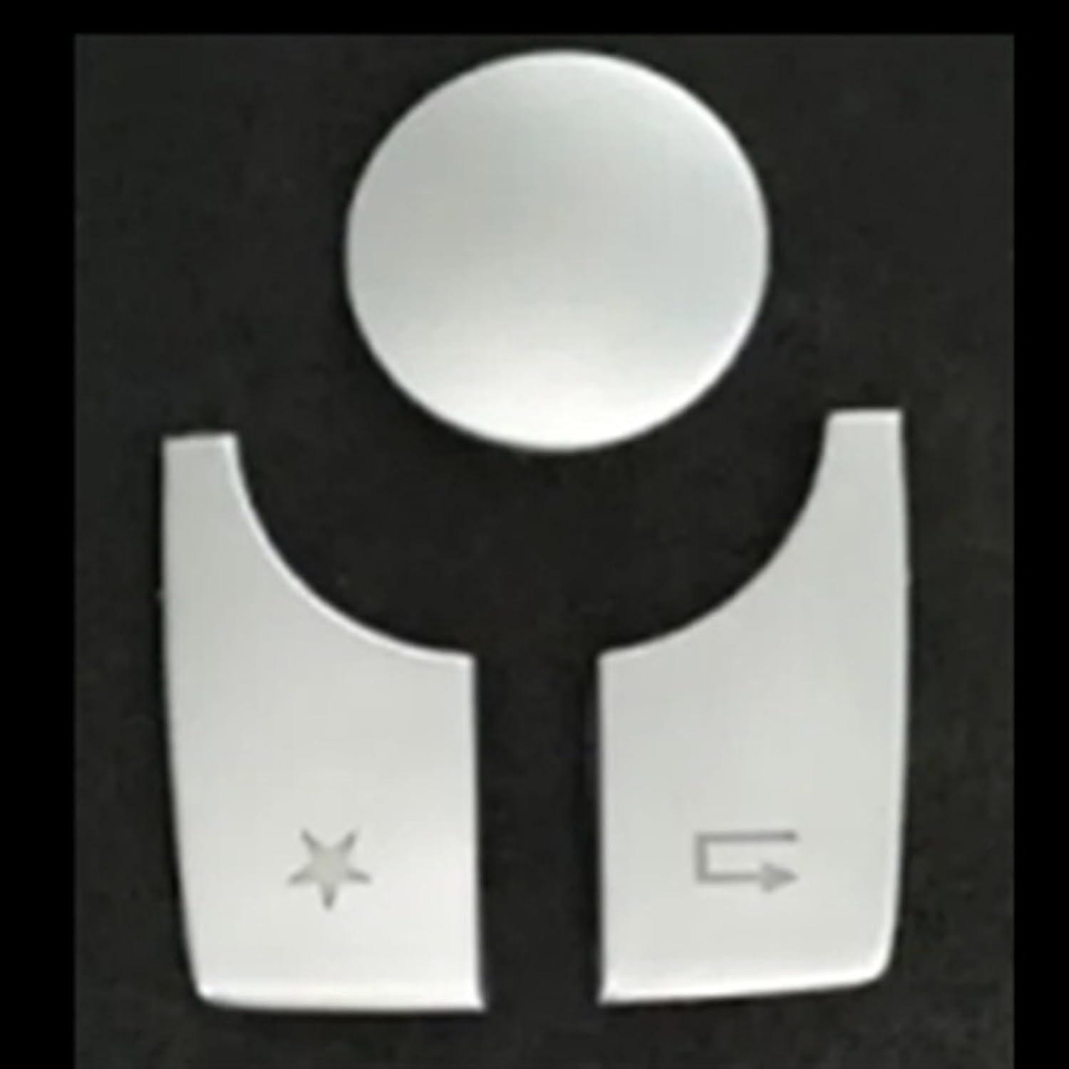 Automotive Interior Compatible with Benz for B Class W246 2015 2016 for A Class W176 2013-2015 Car Interior Button Cover Trim Multimedia Switch Cover Stickers (Window Button Black)