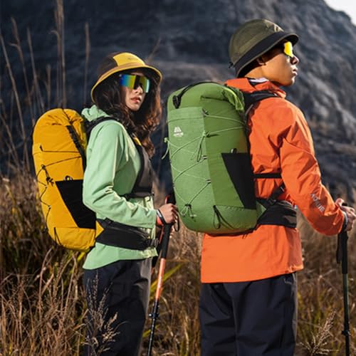 Mochila de senderismo AONIJIE 24L ligera multifuncional verde miniatura 3