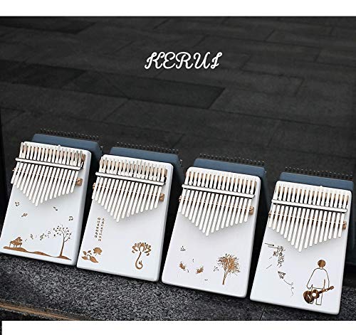 YMYGCC Kalimba 17 clés Kalimba Thumb Piano Fait par un seul de haute qualité en bois Plate Corps acajou Instrument de… - Les Beatles, Paul McCartney, John Lennon, RIngo Starr, George Harrison YMYGCC Kalimba 17 clés Kalimba Thumb Piano Fait par un seul de haute qualité en bois Plate Corps acajou Instrument de… – Image 3