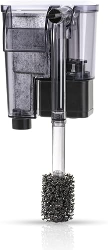 Miniatura 1 de Acuario cuelga en el filtro pequeño tanque de peces que cuelga el sistema de filtración de la cascada del poder del filtro