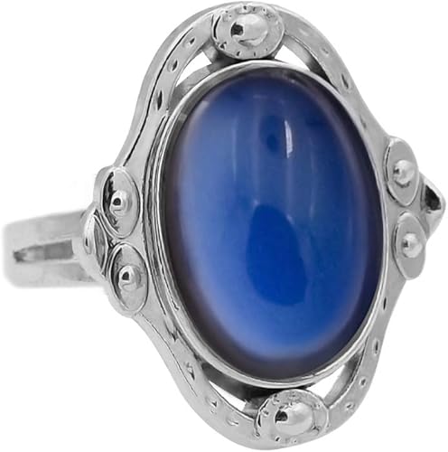 FOECBIR - Anillos de color de estado de ánimo tamaño ajustable