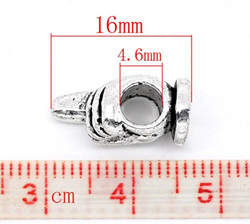 European Pointer Finger Charm Bead Spacer for Snake Chain Charm Bracelet4