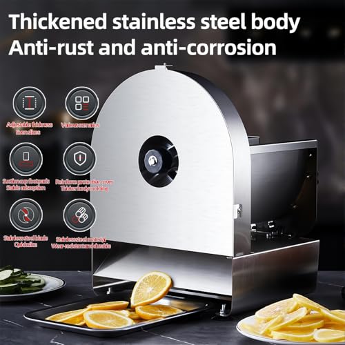 Máquina eléctrica para cortar verduras, acero inoxidable miniatura 5