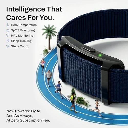 Pebble Qore 2 Premium Metal Fitness Band Blue Nebula Blue - Image 6