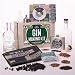 Real Homemade Gin Kit & Stainless Steel Personalized Flask, For Making Delicious Martinis, Gin and Tonics, Spirits & Cocktails At Home | Botanicals, Recipe Guides, Bottles & Labels & More