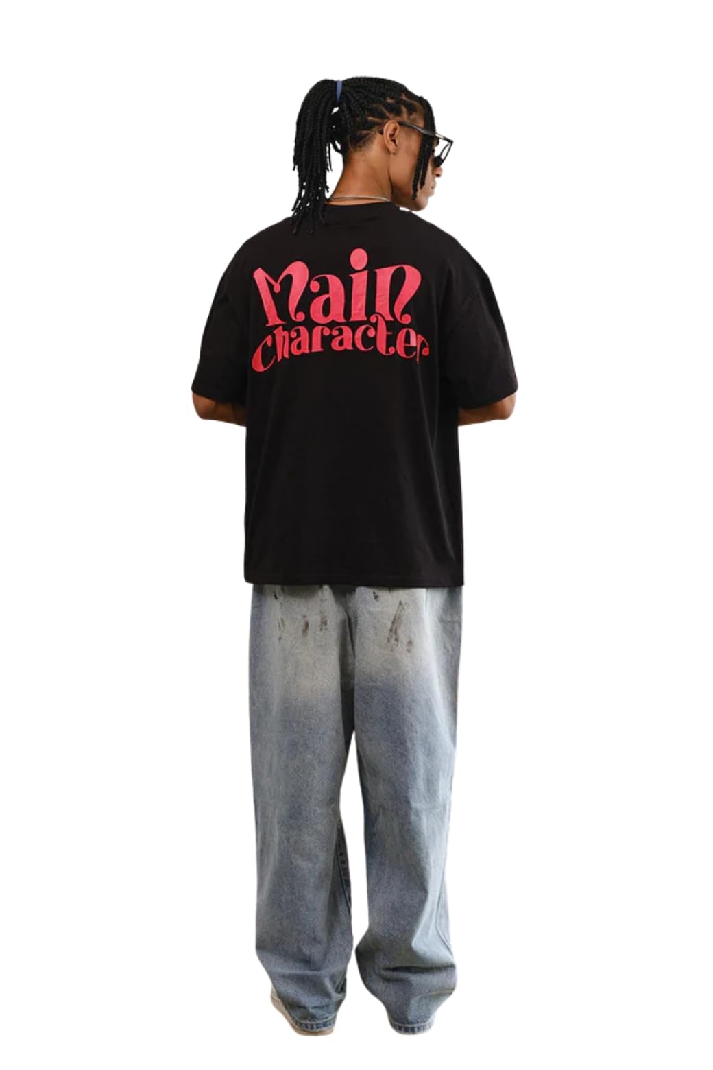 Bonkers Corner Black Main Character Oversized T-Shirt in black