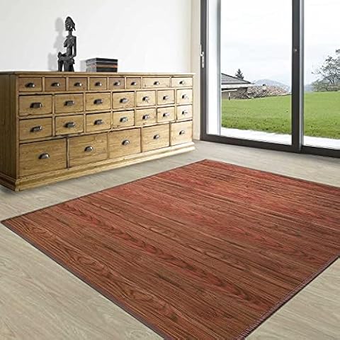 Tapis en Bambou KARAT Magenta Cover