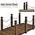 Tangkula 5 FT Wooden Garden Bridge, Arc Footbridge w/Safe Chain Railings, Outside Small Arc Pond Bridge, Decorative Fir Bridge for Landscaping Garden, Pond, Stream, Courtyard, Holds up to 400 LBS
