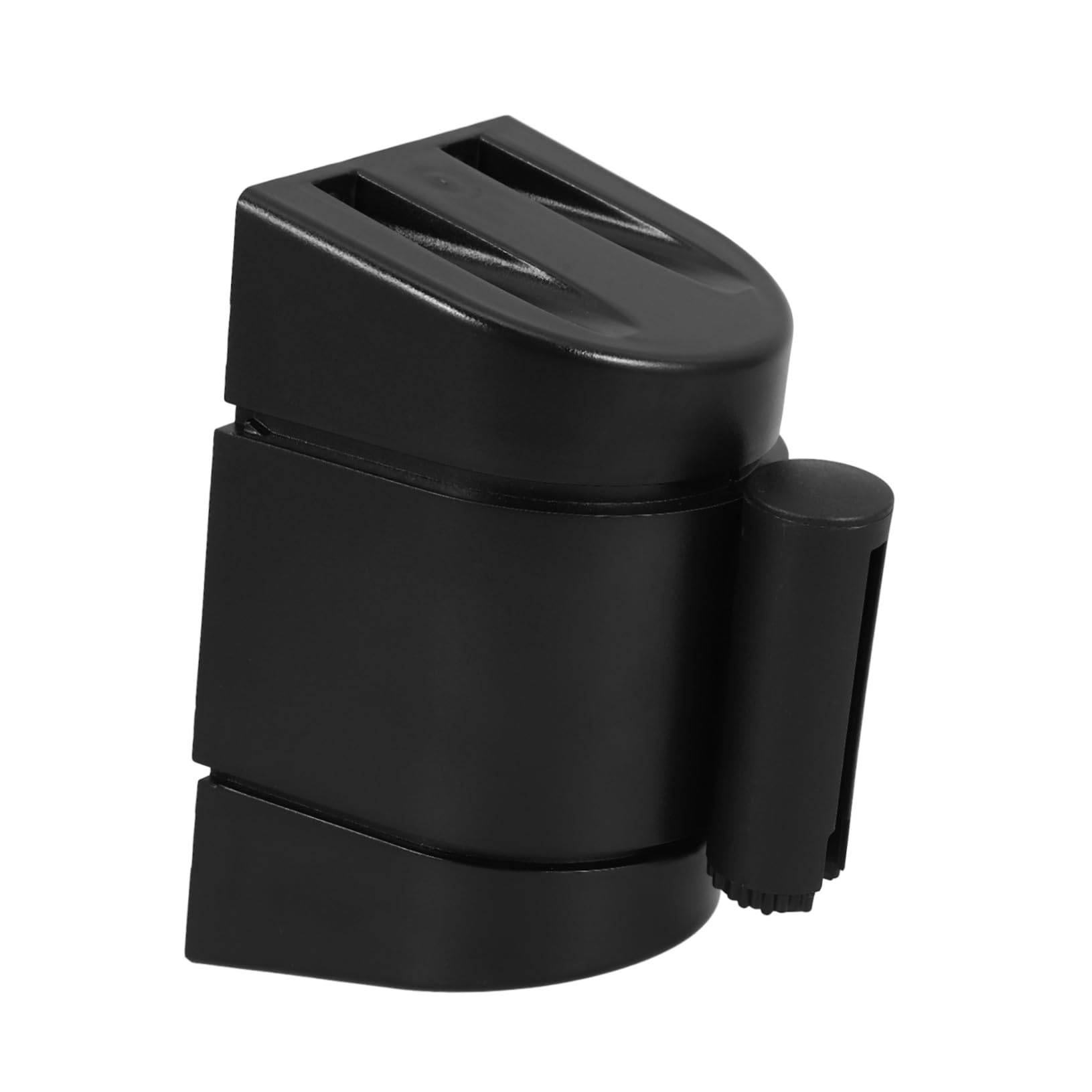 Cinta De Barrera Retráctil para Montaje En Pared: Correa De Seguridad Flexible Y Resistente A Impactos De Color Negro para Control De Multitudes, Gestión De Eventos Y Seguridad En