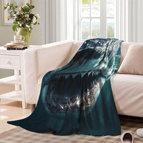 Couverture plaid requin pour frissonner de plaisir au chaud