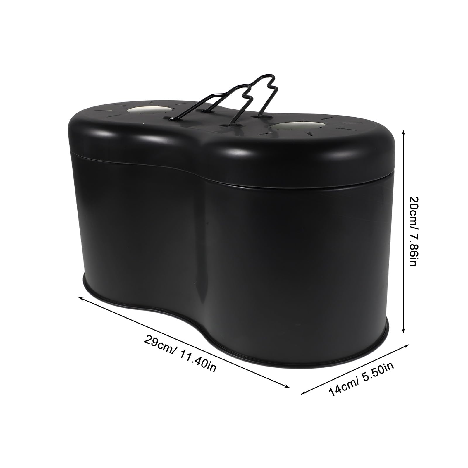 SUPVOX Lampada a doppia lampada per rettili per illuminazione termica - a cupola con riflettore e paralume per drago barbuto - Senza lampadina e cavo di alimentazione