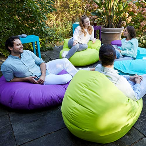 Lumaland Poltrona a sacco | Pouf rotondo 120 x 80