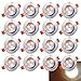 Produktbild Hengda 20x LED Einbaustrahler Einbau-Spots Schwenkbar 3W Leuchtmittel Decken-Leuchte Einbaulampe Warmweiß Deckeneinbauleuchte Spots 230V