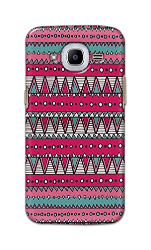 Image of PRINTFIDAA Printed Hard Back Cover Case for Samsung Galaxy J2 Pro 2016 | Samsung J2 2016 | J2 6 2016 Back Cover (Geometric Vintage Pattern) -1803