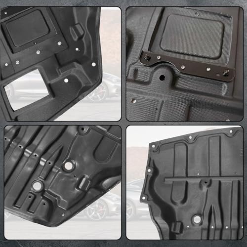 Image of Front Engine Splash Shield Cover, Compatible with Infiniti Q50 2014-2023, Q60 2017-2022, 3.0L / 3.7L V6, Replace# IN1228132 758904GE1A