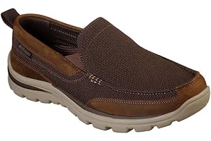 Men's Stretchy No-Slip Comfort Loafer Easy Slip-On Shoe for Walking