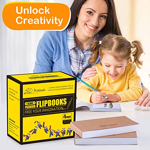 PRIMBEEKS Premium Blank Flip Book Paper
