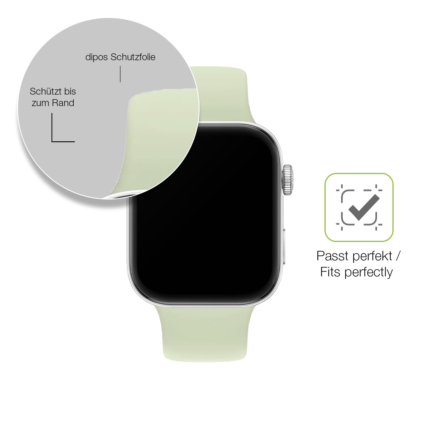 dipos I 2X Pellicola Protettiva antiriflesso Compatibile con TicWatch PRO 3 GPS Pellicola di Protezione