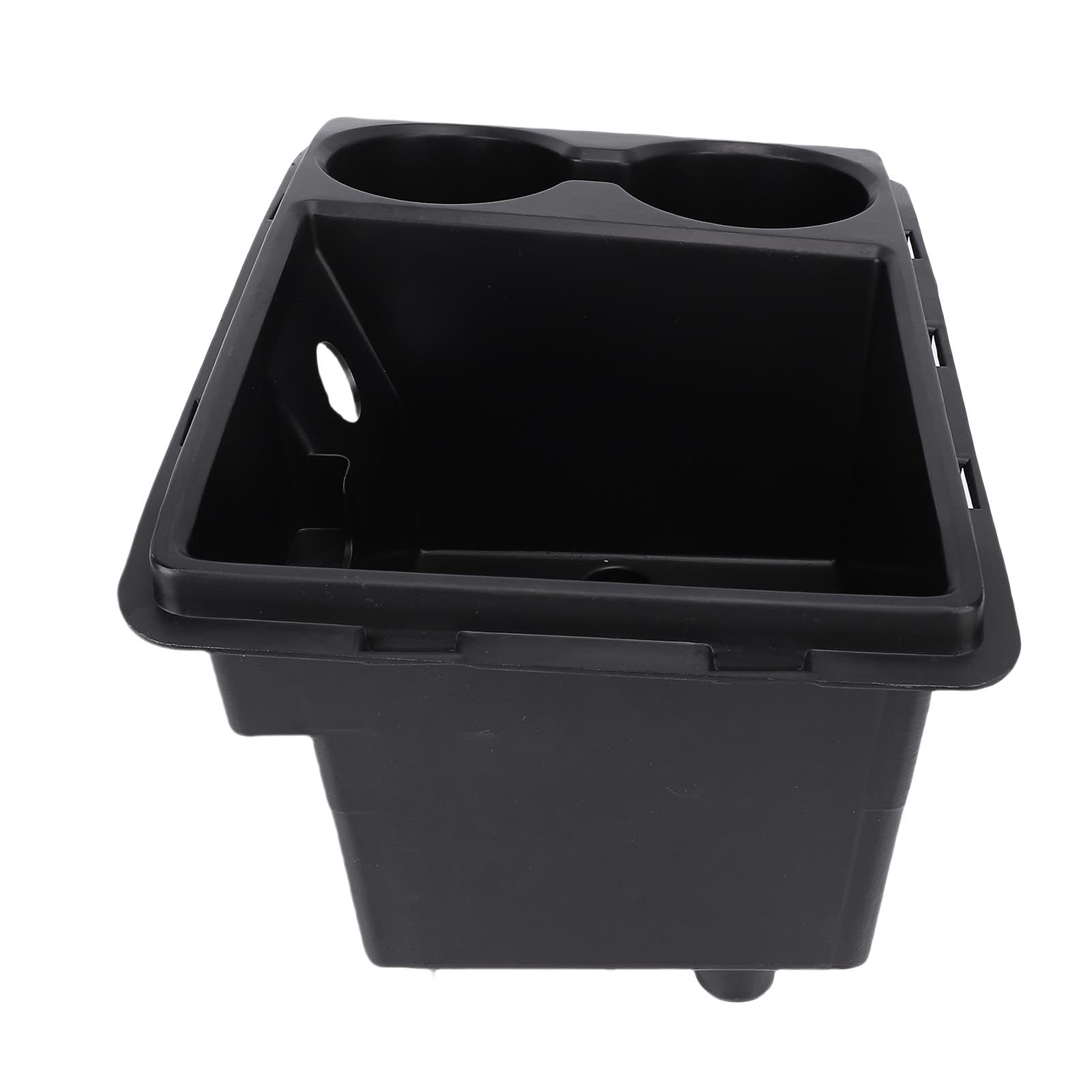 Drfeify Vassoio Organizer per Console Centrale Vassoio per Console Centrale in Plastica Portabicchieri OEM 1QR15DX9AA Aggiunge Spazio 2 in 1 per Telefoni e Bevande Adatto per 1500 2500 3500 2010 2016