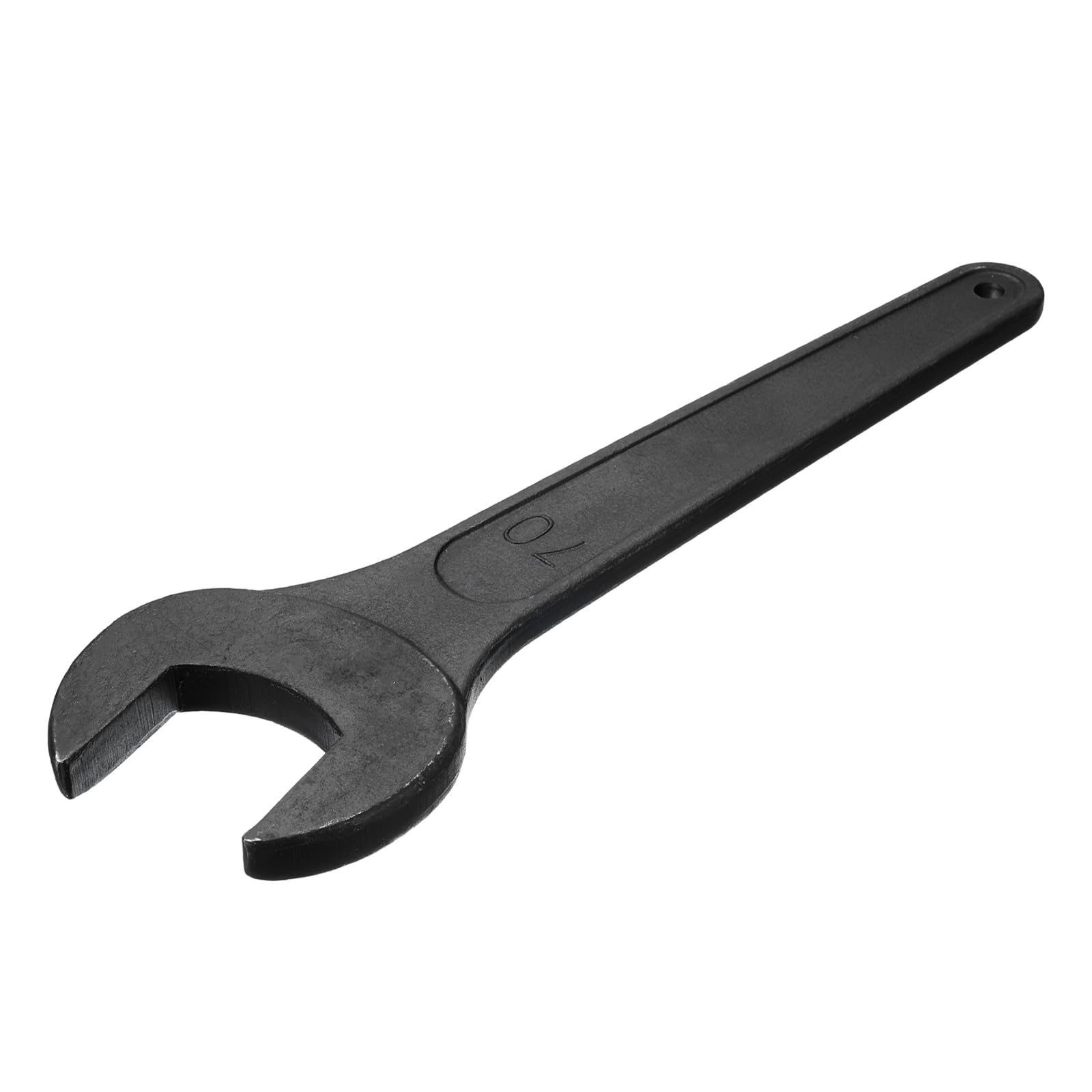 QUARKZMAN Llave De Boca Fija Abierta Individual 70mm Llave De Boca De Acero Al Carbono Grueso Para Reparación Automotriz Y Ensamblaje De Muebles Negro