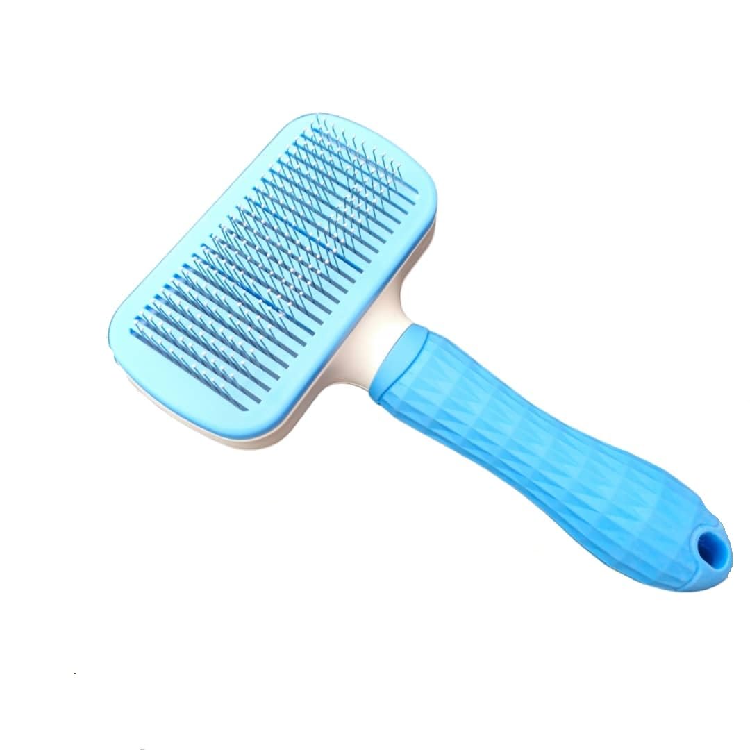 Cute Meows Dog & Cat Brush for Shedding, Dematting & Grooming – Pet Hair Undercoat Rake