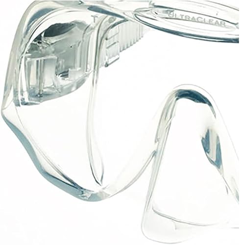 Miniatura 3 de Atomic Aquatics Máscara sin marco para buceo y esnórquel, transparente, ajuste medio