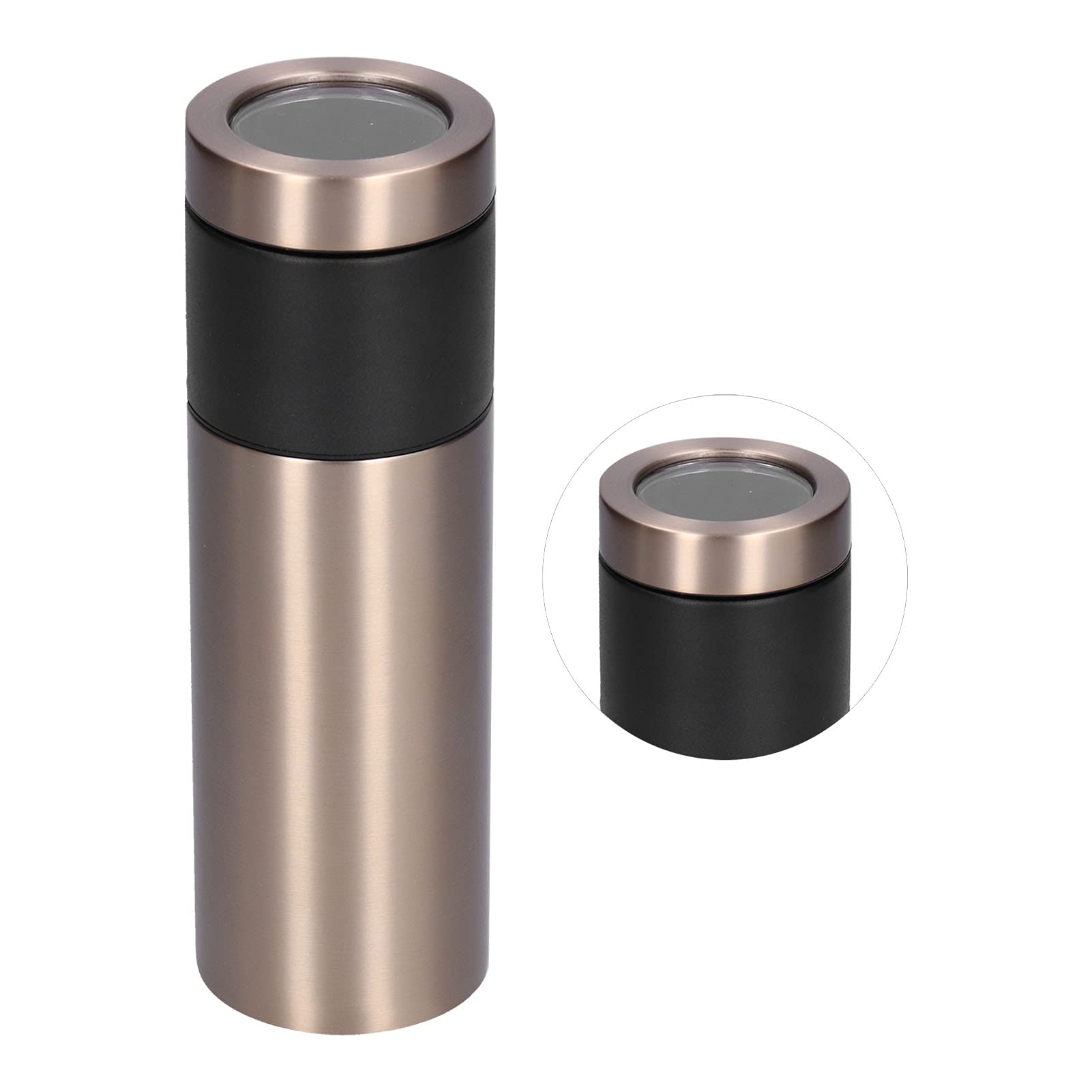 Taza de Vacío de Acero Inoxidable Taza Térmica de Agua Aislada de Doble Pared de 330 Ml con Filtro y Tapa de Bloqueo de 32 a 212 °F para Viajes, Oficina, Coche, Escuela, Uso Al Aire Libre