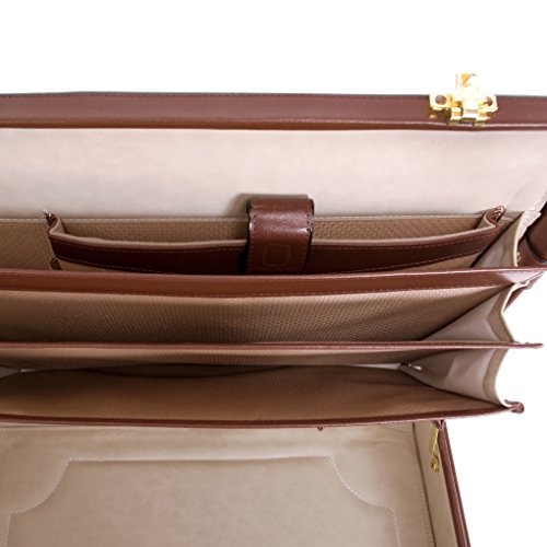 McKLEIN Leather 3.5" Attaché Briefcase- DALEY3