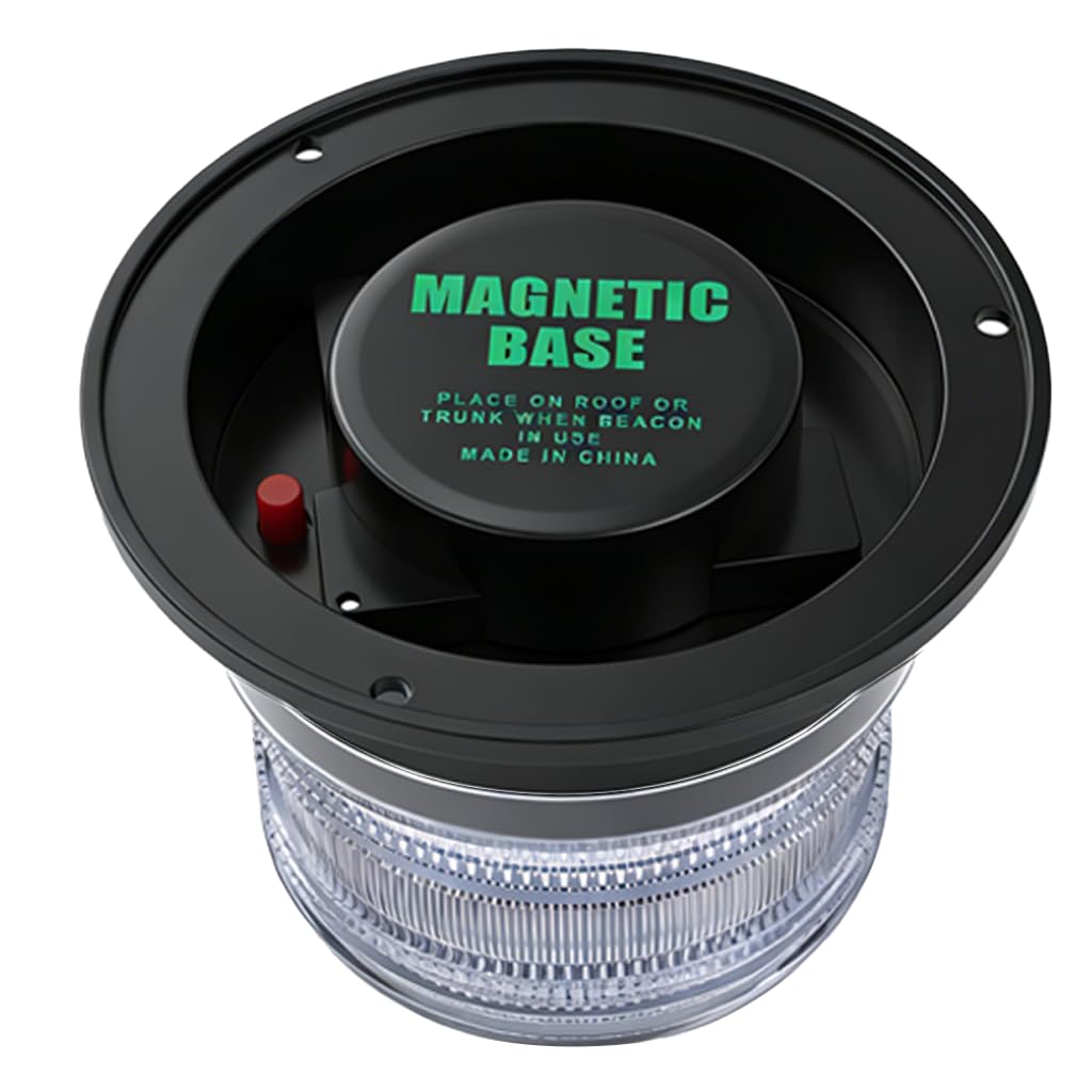 Solar Ankerlicht Boot 360° LED Navigationslicht, Magnetisch IP65 Wasserdicht, 4 Modi (Blinken, Strobe, Dauerlicht, Rotation), Boot Beleuchtung für Yacht, Kajak, Ponton (Freizeitgebrauch)
