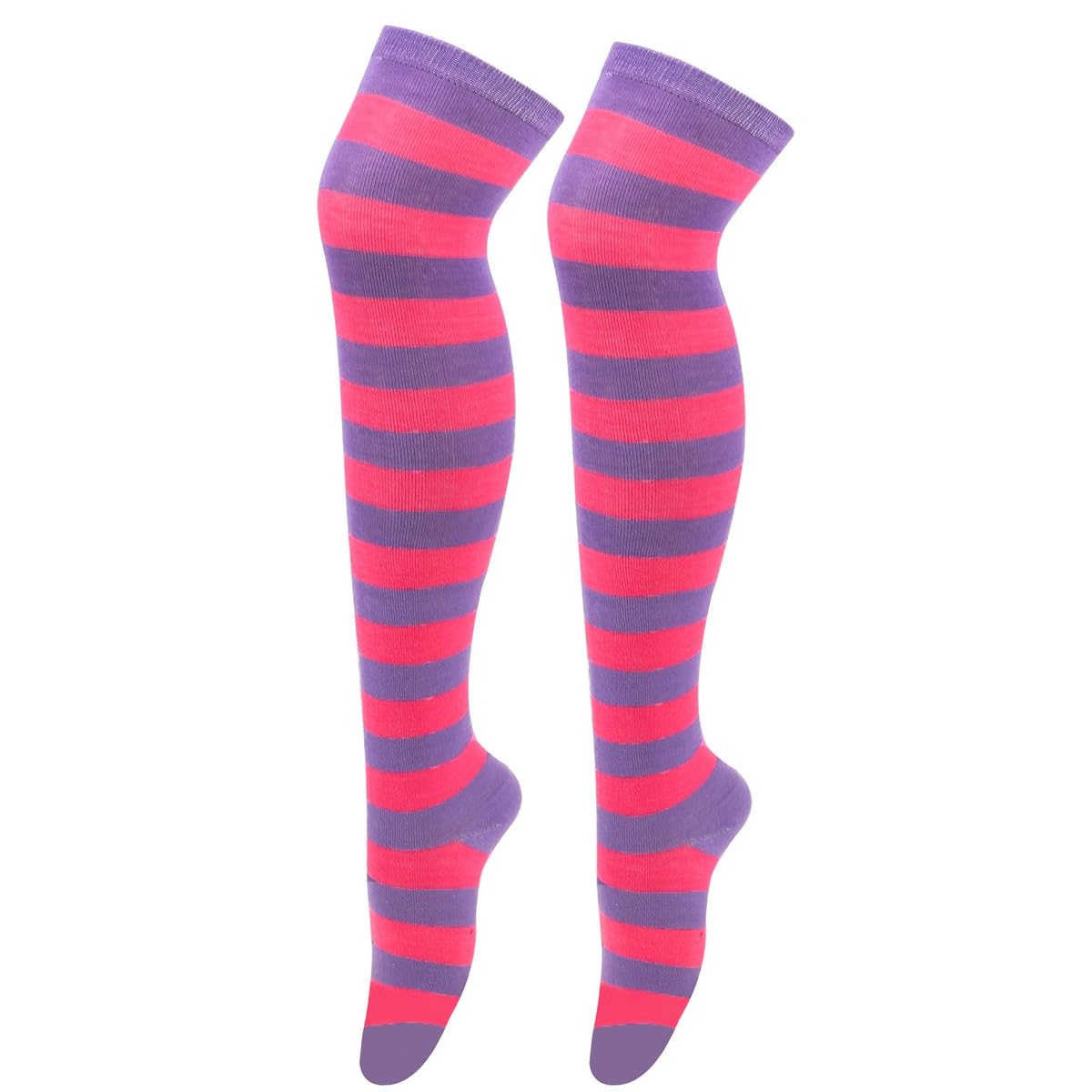 Knee High Socks Women Crazy Socks Striped