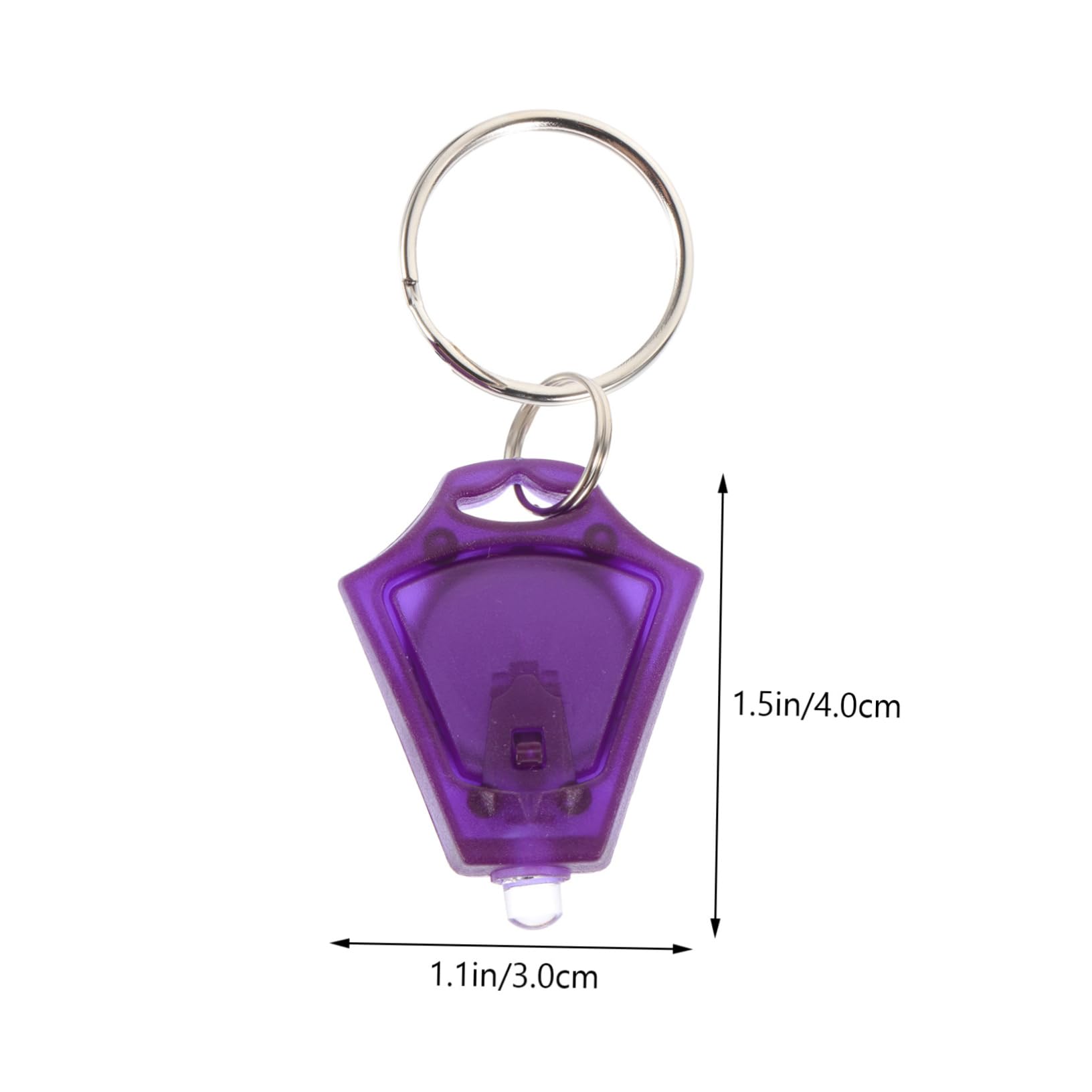 NUOBESTY Practical Money Test Led Keychain Light Detector Flashlight Mini Currency Identifier for Daily Use