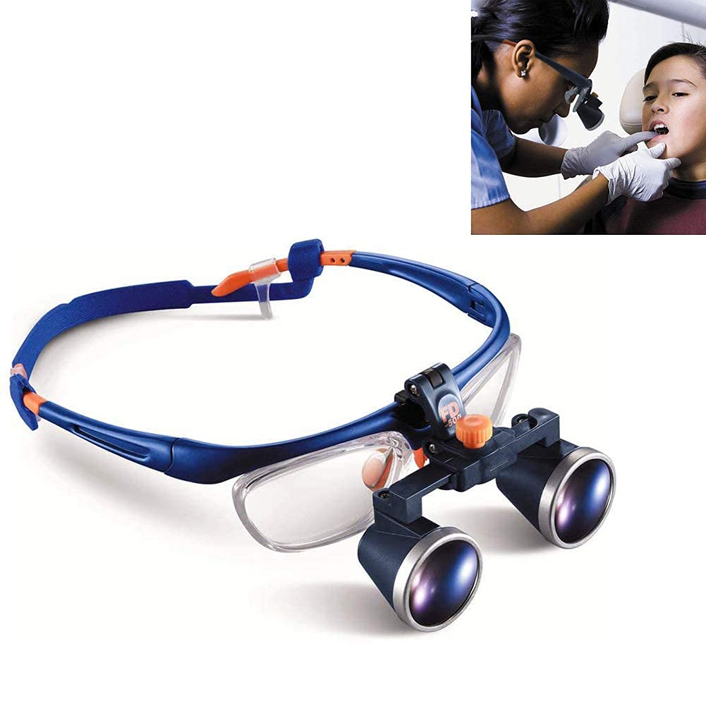Lenti d'Ingrandimento, Lenti d'Ingrandimento 2,5X 3,5X Binocolo Lente d'Ingrandimento Professionale Fascia per la Testa Lente d'Ingrandimento,