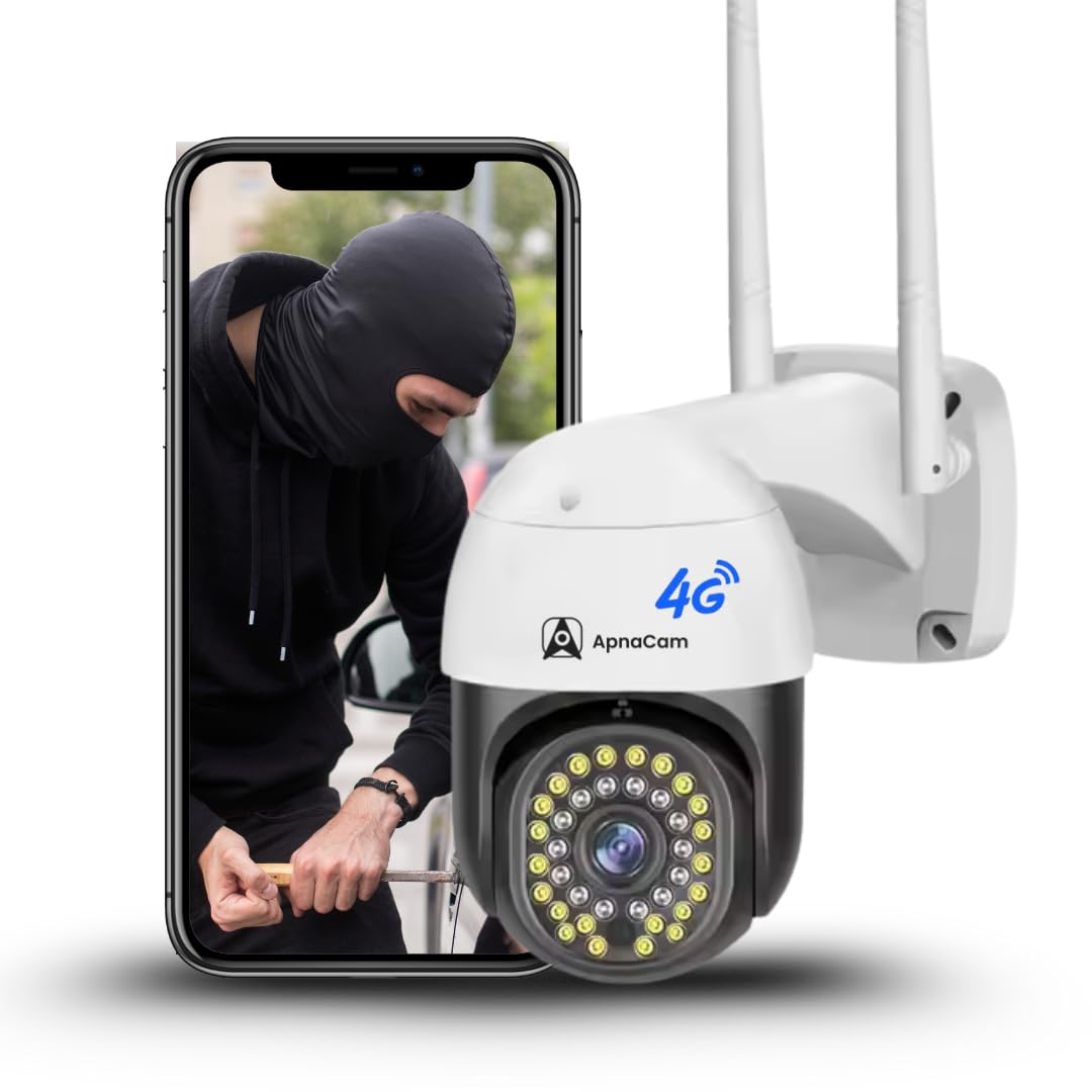 ApnaCam 4G Dual Lens Security CCTV Camera – Outdoor Wireless PTZ, 360° View, Night Vision, Motion Detection, Two-Way Audio, Cloud & SD Card Storage, Waterproof, Remote Mobile Monitoring-image-25