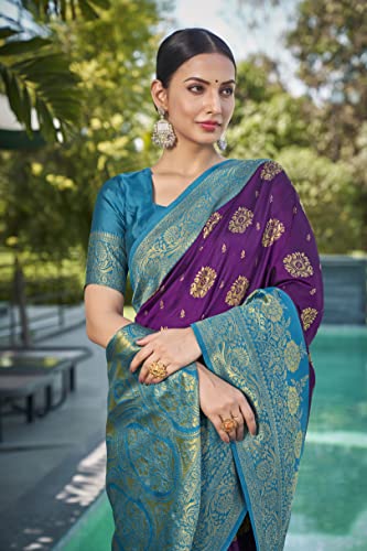Image of Glory Sarees Women's Banarasi Silk Saree With Blouse Piece (Rich Silk101 Parent)