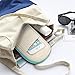 MoKo Large Capacity Pencil Pen Case, Big Capacity Storage Bag Pouch Holder Box, Stationery Organizer with Zippers for Office/School Supplies - Beige & Mint Green