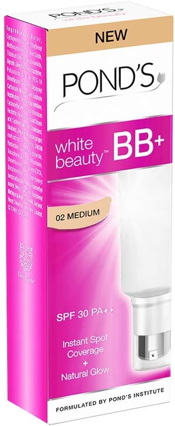 White Beauty BB+ Fairness Cream 02 Medium, 18 GM - India