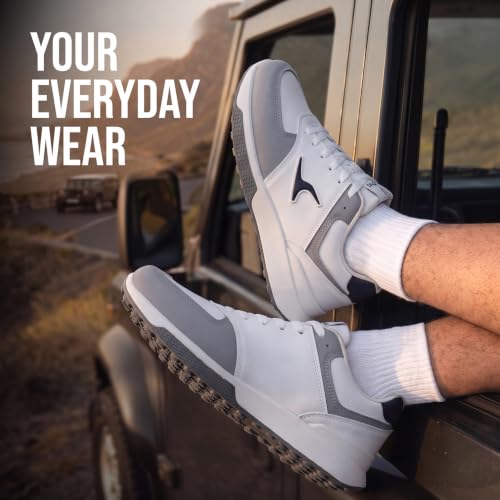 Image of YOHO Men's Sneakers Flo & Blazer | Stylish & Comfortable | Low Top, Lace Up Casual Shoes for Man /Gents
