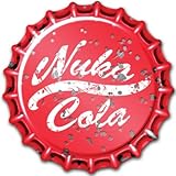 Nuka Cola Bottle Cap Pin #FallOut #PS5 (red, distressed)