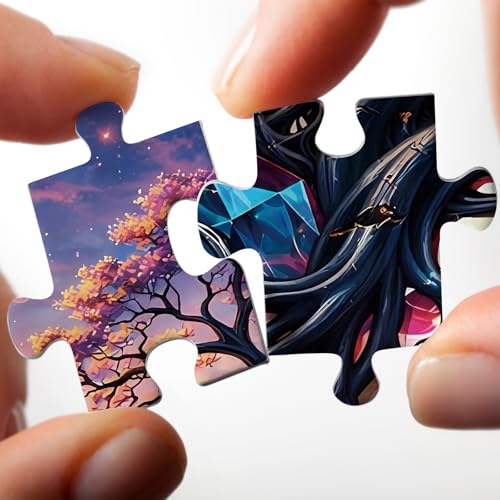 Larkipuzz Rompecabezas Heart Tree para Adultos de 1000 Piezas, Puzzle de Paisaje Árbol de la Vida Desafiante miniatura 4