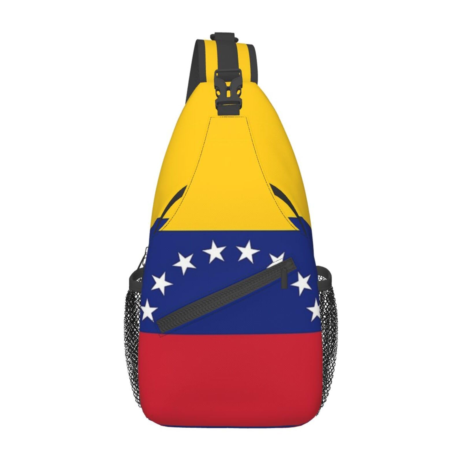 Skdjowu Unisex Venezuela Flag-Yy0000001 Venezuela Flag Sling Bag Crossbody Backpack Venezuelan Travel Hiking Daypack Shoulder Chest Bag For Women Men