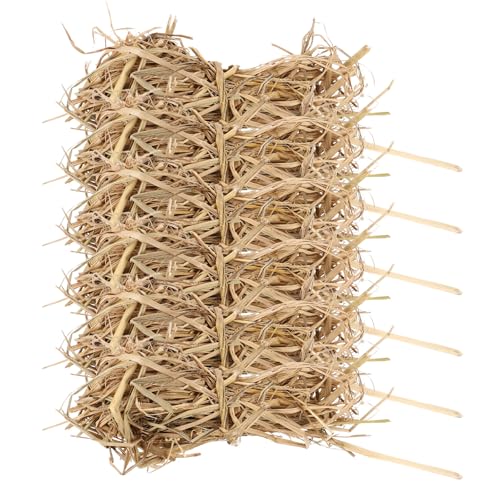 YARNOW Litière pour Poulailler 250 G en Paille Déchiquetée Naturelle, Nid de Poules pour Ponte et Incubation, Tapis de Paille Sécuritaire et Solide Adapté aux Petits Animaux de Ferme