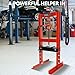 6Ton Hydraulic Shop Press – H-Frame Heavy-Duty Bearing Press Machine with Adjustable Height & Stamping Plates for Bending,Straightening,U-Joints,and Metalworking – Industrial-Grade Hydraulic Press Red