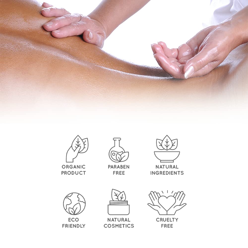 Olio da Massaggio Professionale + Dispenser Gratis - Formato Economico - Ideale per Aromaterapia, Terapia Fisica e Trattamenti SPA - L'Esperienza di Massaggio che Stavi Aspettando - 1000 ml