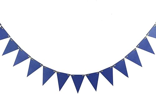 Miniatura 9 de ZOOYOO 20 Feet Red Pennant Banner, Paper Triangle Flags Bunting for Party Decoration,30pcs Flags,Pack of 2(One 20 Feet or Two 10 Feet)