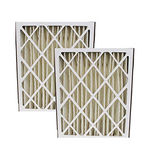 Think Crucial 2 Replacements for Amana 20x25x5 MU2025 & M8-1056 Pleated Furnace Air Filter, MERV 8