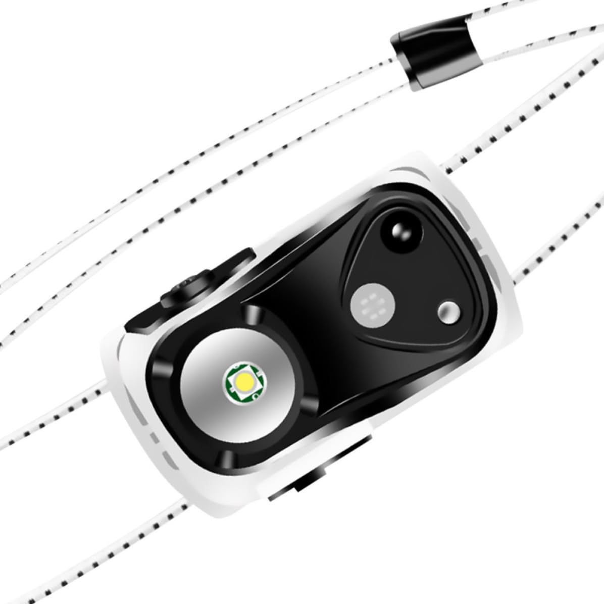Linterna frontal LED para senderismo y pesca DECHOUS recargable con sensor IPX5 8