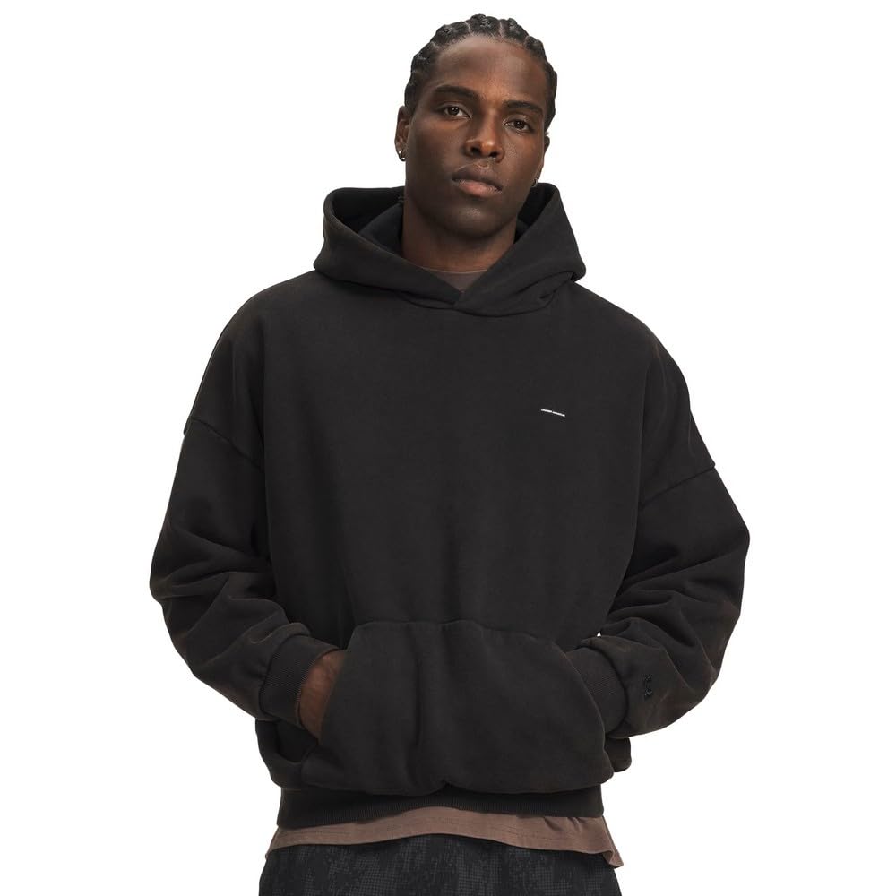 Under Armour Icon Heavyweight Fleece Washed bluza z kapturem XL