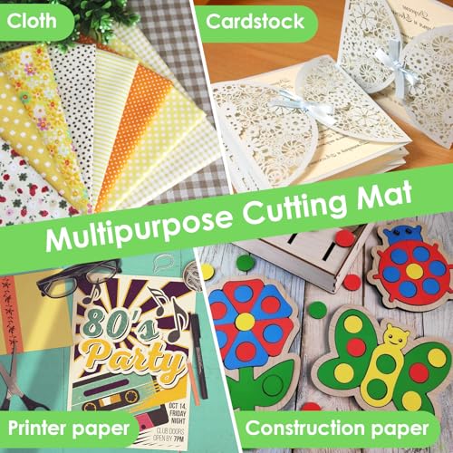 simarro 8.5”X12” Standard Grip Cutting Mats For Joy Xtra, 3 Packs Cutting Mat Suitable For Craft Paper Embossed Cardstock Vinyl Plotter Textiles And More for Joy Xtra Accessories